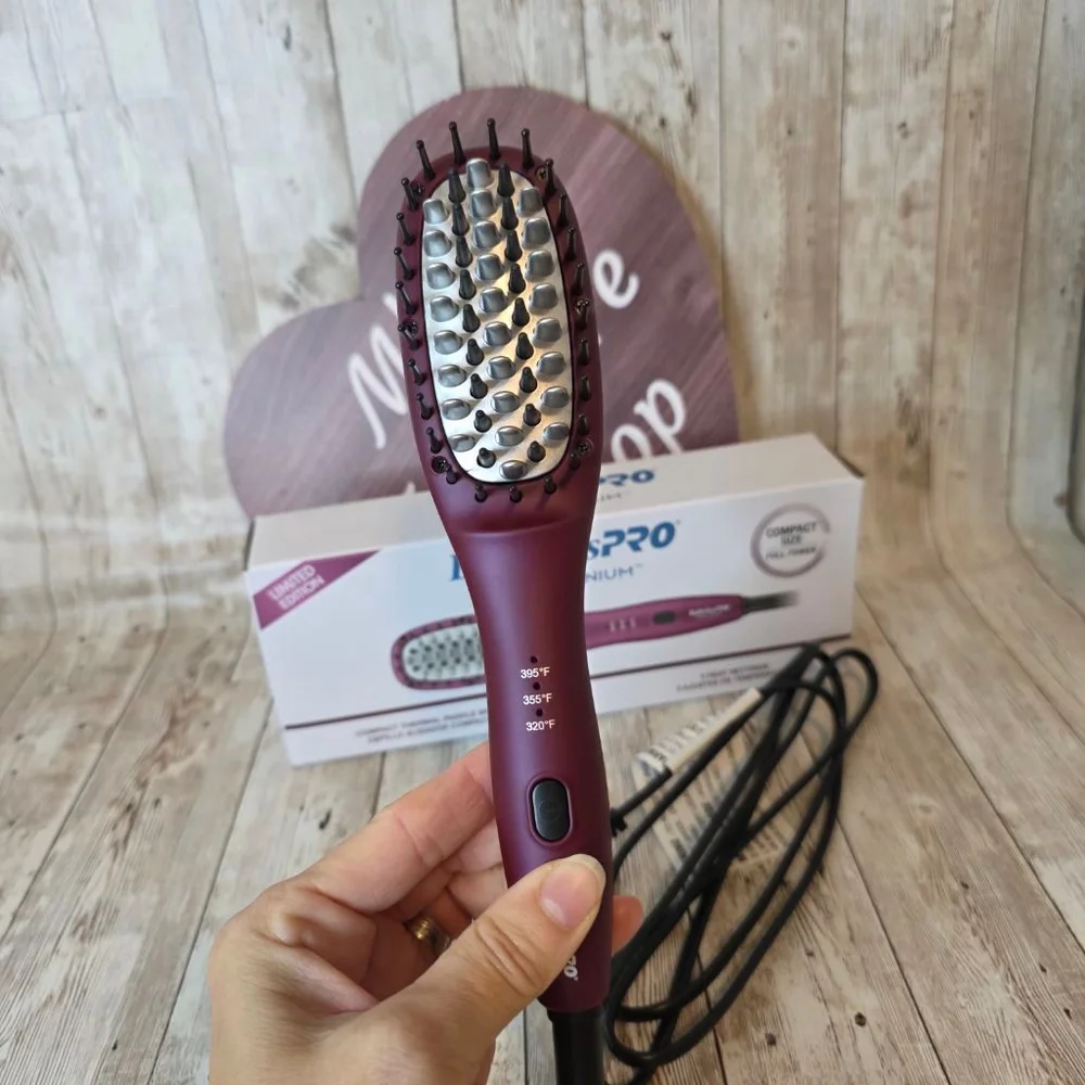 Women's BaBylissPRO Nano Titanium Thermal Paddle Brush travel size